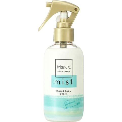 Mama. Aqua Savon - Green Aroma Water ママ アクアシャボン グリーンアロマウォーターの香り HAIR & BODY MIST